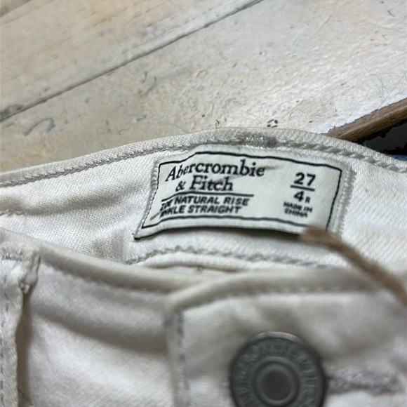 Abercrombie & Fitch Zoe Natural Rise Ankle Straight Jeans – Size 27 (4R) - Picture 8 of 8